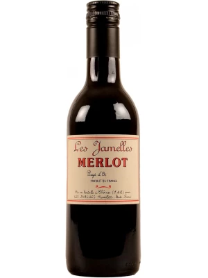 Вино Les Jamelles, Merlot, Pays d'Oc IGP 2019, 0.25 л