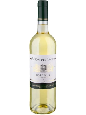 Вино Baron des Tours Bordeaux AOC Blanc 0.75 л