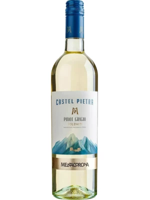 Вино Mezzacorona, Castel Pietra Pinot Grigio, Dolomiti IGT 2018, 0.75 л