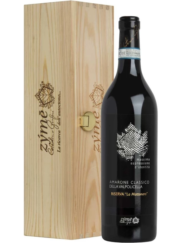 Zyme, Amarone Classico della Valpolicella Riserva La Mattonara, wooden box