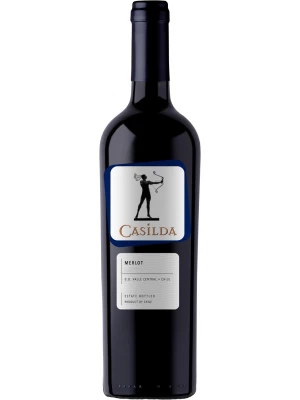 Вино Casilda Merlot, Central Valley DO 2024, 0.75 л