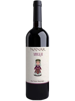 Вино Nanar Muscat Rose Semi-sweet 0.75 л