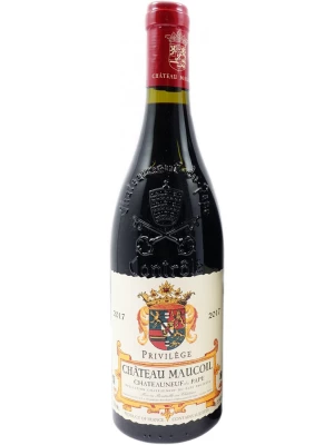 Вино Chateau Maucoil, Chateauneuf-du-Pape Privilege AOC 2017, 0.75 л