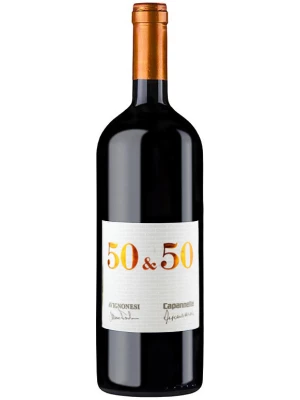 Вино Avignonesi-Capannelle, 50 & 50, Vino da Tavola di Toscana IGT 2013, 3 л
