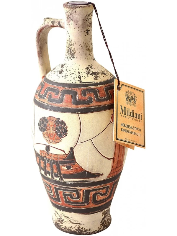 Mildiani, Kindzmarauli, ceramic bottle Argo
