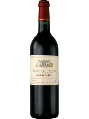 Вино Chateau Bassac Rouge, Bordeaux AOC 2019, 0.75 л