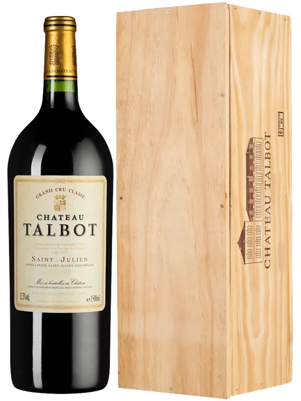 Chateau Talbot, St-Julien AOC 4-me Grand Cru Classe, wooden box