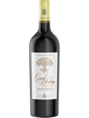 Вино Chateau des Landes, Grand Heritage, Lussac Saint-Emilion AOC 2015, 0.75 л
