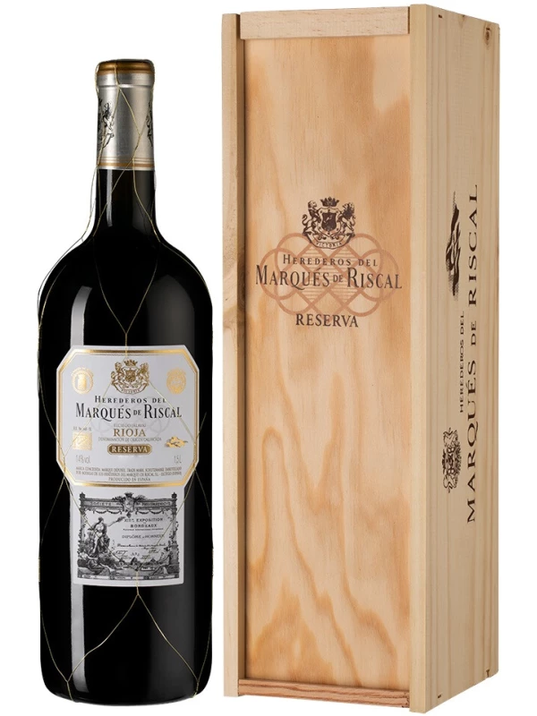Herederos del Marques de Riscal Reserva, Rioja DOC, wooden box