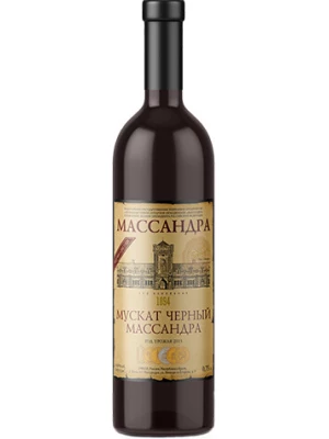 Вино Массандра, Мускат Черный 0.75 л