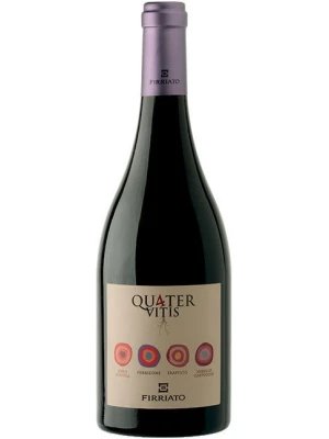 Вино Quater Vitis Rosso, Terre Siciliane IGT 2019, 0.75 л
