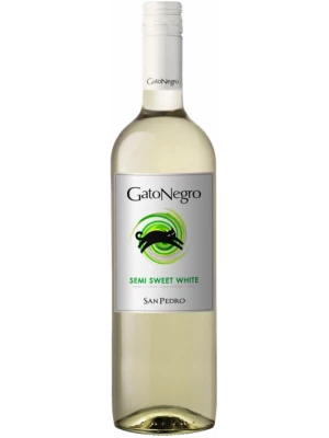 Вино San Pedro, Gato Negro Semi-Sweet White 2014, 0.75 л