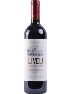 Вино Li Veli, Pezzo Morgana, Salice Salentino DOC Riserva 2015, 1.5 л