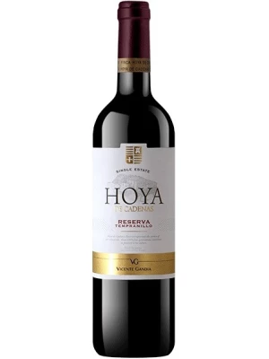 Вино Vicente Gandia, Hoya de Cadenas Reserva Tempranillo, Utiel-Requena DO 0.75 л