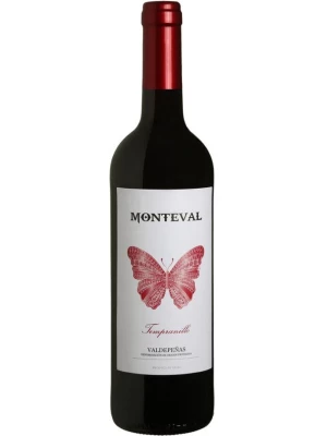 Вино Monteval Tempranillo, Valdepenas DOP 0.75 л