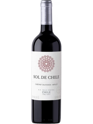 Вино Sol de Chile Cabernet Sauvignon-Merlot, Valle Central DO 2022, 0.75 л