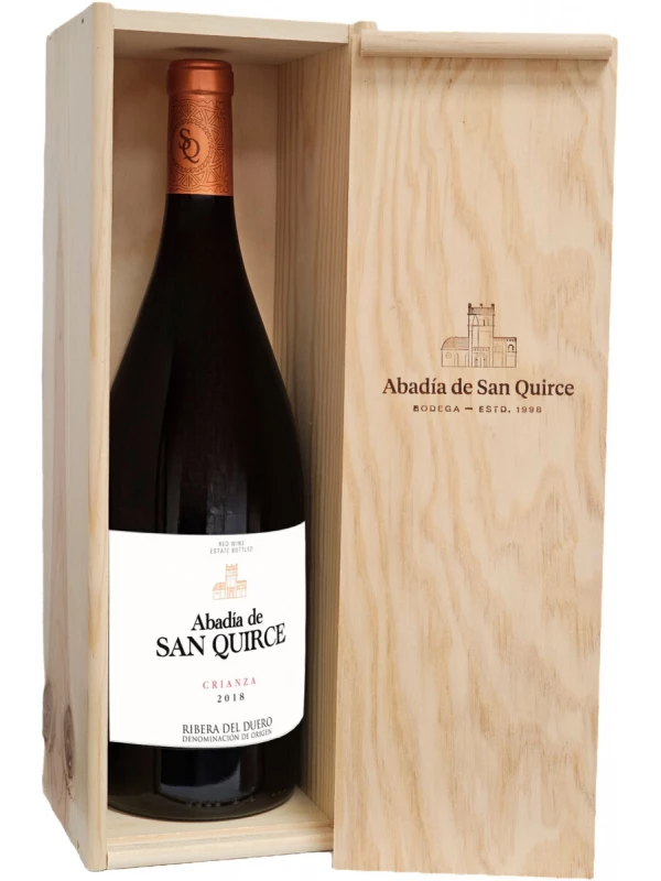 Abadia de San Quirce Crianza, Ribera del Duero DO, wooden box