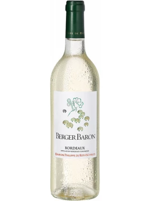 Вино Baron Philippe de Rothschild, Berger Baron Blanc, Bordeaux AOC 2016, 0.75 л