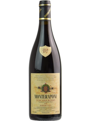 Вино Monteraponi, Baron' Ugo, Toscana Rosso IGT 2018, 0.75 л