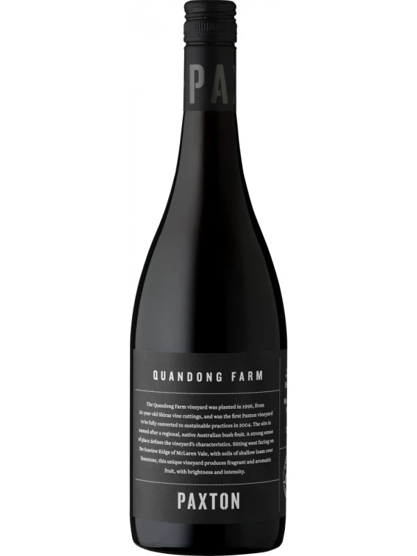 Paxton, Quandong Farm Shiraz, McLaren Vale