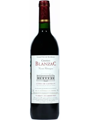 Вино Chateau Blanzac, Cuvee Veronique, Castillon Cotes de Bordeaux AOC 2014, 0.75 л