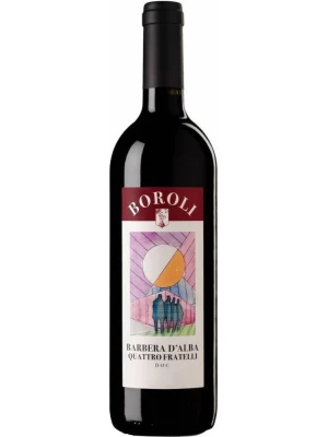 Вино Boroli, Quattro Fratelli Barbera d'Alba DOC 2014, 0.75 л