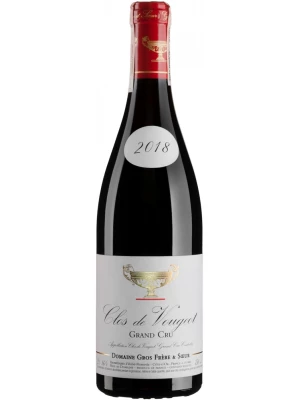 Вино Domaine Gros Frere et Soeur, Clos de Vougeot Grand Cru AOC 2018, 0.75 л