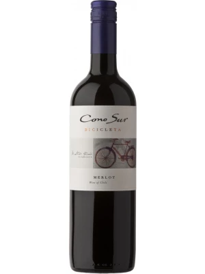 Вино Cono Sur, Bicicleta Merlot, Central Valley DO 0.75 л