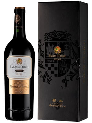 Вино Baron de Chirel Reserva, Rioja DOC, gift box 2019, 0.75 л