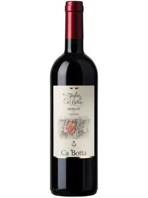 Вино Foglie di Ca'Botta Merlot, Veneto IGT 2018, 0.75 л