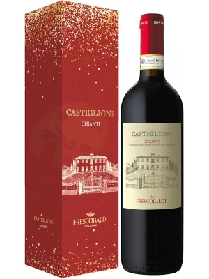 Вино Castiglioni, Chianti DOCG, gift box Xmas Edition 2019, 0.75 л