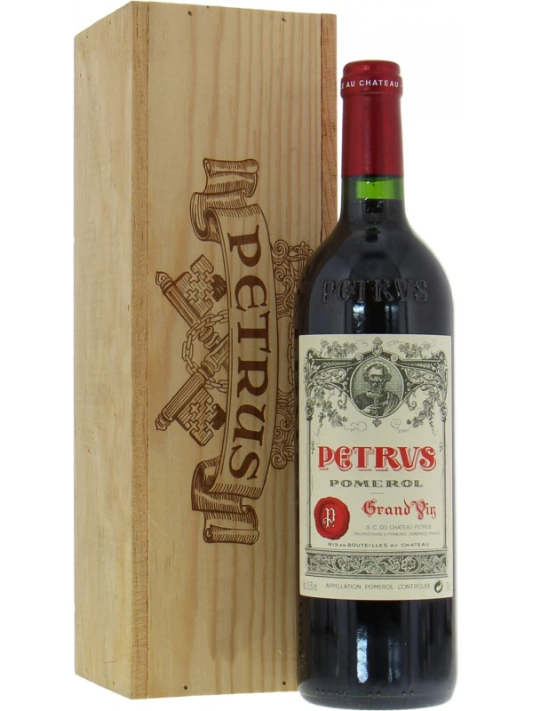 Petrus, Pomerol AOC wooden box