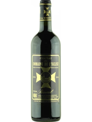 Вино Chateau du Domaine de l'Eglise, Pomerol AOC 2006, 0.375 л