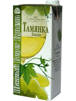 Вино Ливадия, Тамянка, Тетра Пак 1 л