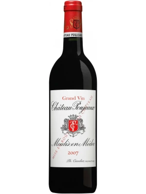 Вино Chateau Poujeaux, Moulis-en-Medoc AOC Cru Bourgeois 2007, 0.75 л