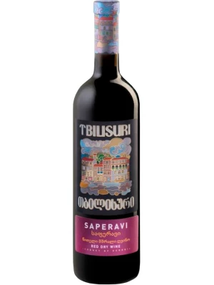 Вино Tbilisuri Saperavi 2022, 0.75 л