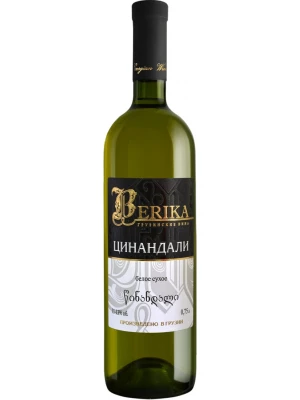 Вино Marniskari, Berika Tsinandali 0.75 л