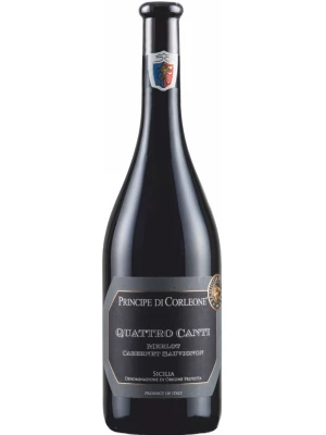 Вино Principe di Corleone, Quattro Canti Merlot-Cabernet Sauvignon, Sicilia DOP 0.75 л