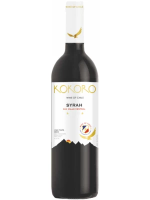 Вино Kokoro Syrah, Valle Central DO 2021, 0.75 л