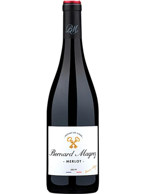 Вино Bernard Magrez, Merlot, Pays d'Oc IGP 2019, 0.75 л