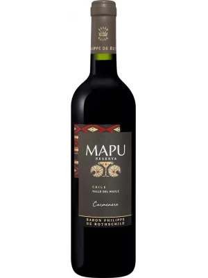 Вино Baron Philippe de Rothschild, Mapu Reserva Carmenere 2019, 0.75 л