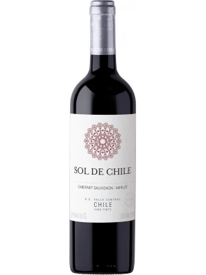Вино Sol de Chile Cabernet Sauvignon-Merlot, Valle Central DO 2024, 0.75 л