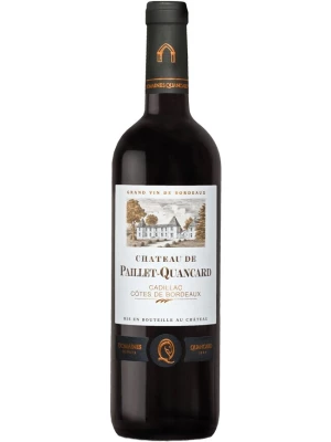 Вино Chateau de Paillet-Quancard, Cadillac-Cotes de Bordeaux AOC 0.375 л