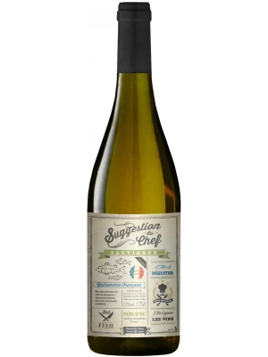 Вино Suggestion du Chef Sauvignon Blanc, Pays d'Oc IGP 2019, 0.75 л