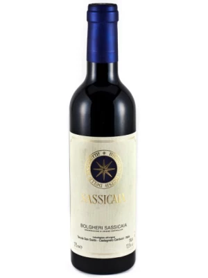 Вино Sassicaia, Bolgheri Sassicaia DOC 1998, 0.375 л