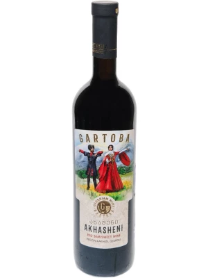 Вино Gartoba Akhasheni 2019, 0.75 л
