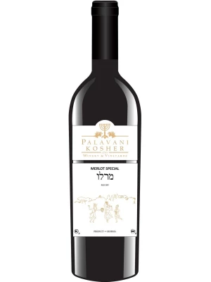 Вино Palavani, Merlot Special Kosher 2023, 0.75 л