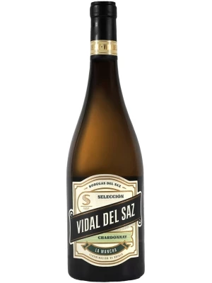 Вино Vidal del Saz Chardonnay, La Mancha DOP 0.75 л