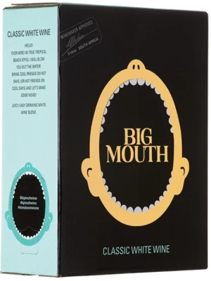 Вино Big Mouth White, bag-in-box 3 л