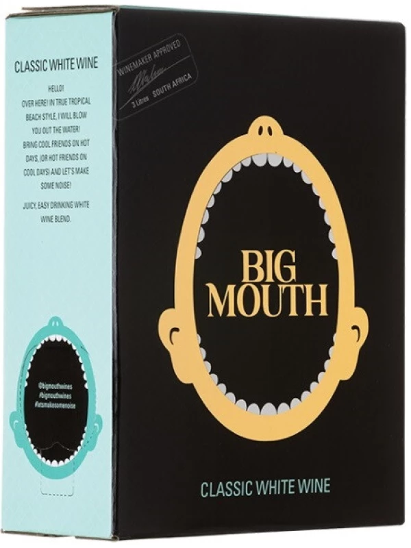 Big Mouth White, bag-in-box